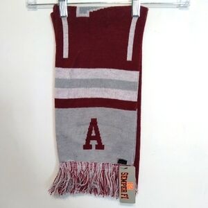 University  of Alabama -Maroon and Gray Striped Scarf